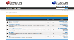 Desktop Screenshot of forums.ldraw.org