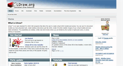 Desktop Screenshot of ldraw.org